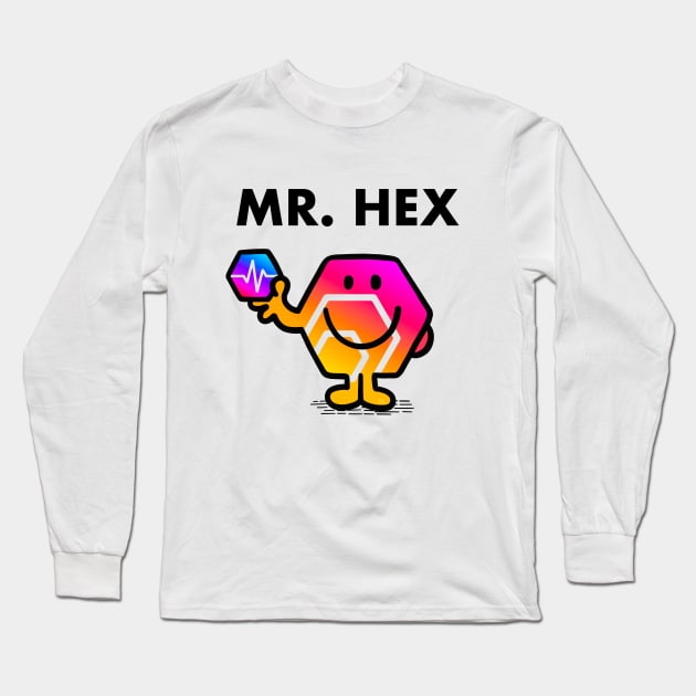 Mr Hex Long Sleeve T-Shirt by Sketchy